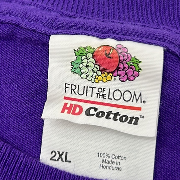 VINTAGE Y2K NOTORIOUS B.I.G. MENS SIZE 2XL T-SHIRT PURPLE TEES - Picture 7 of 10